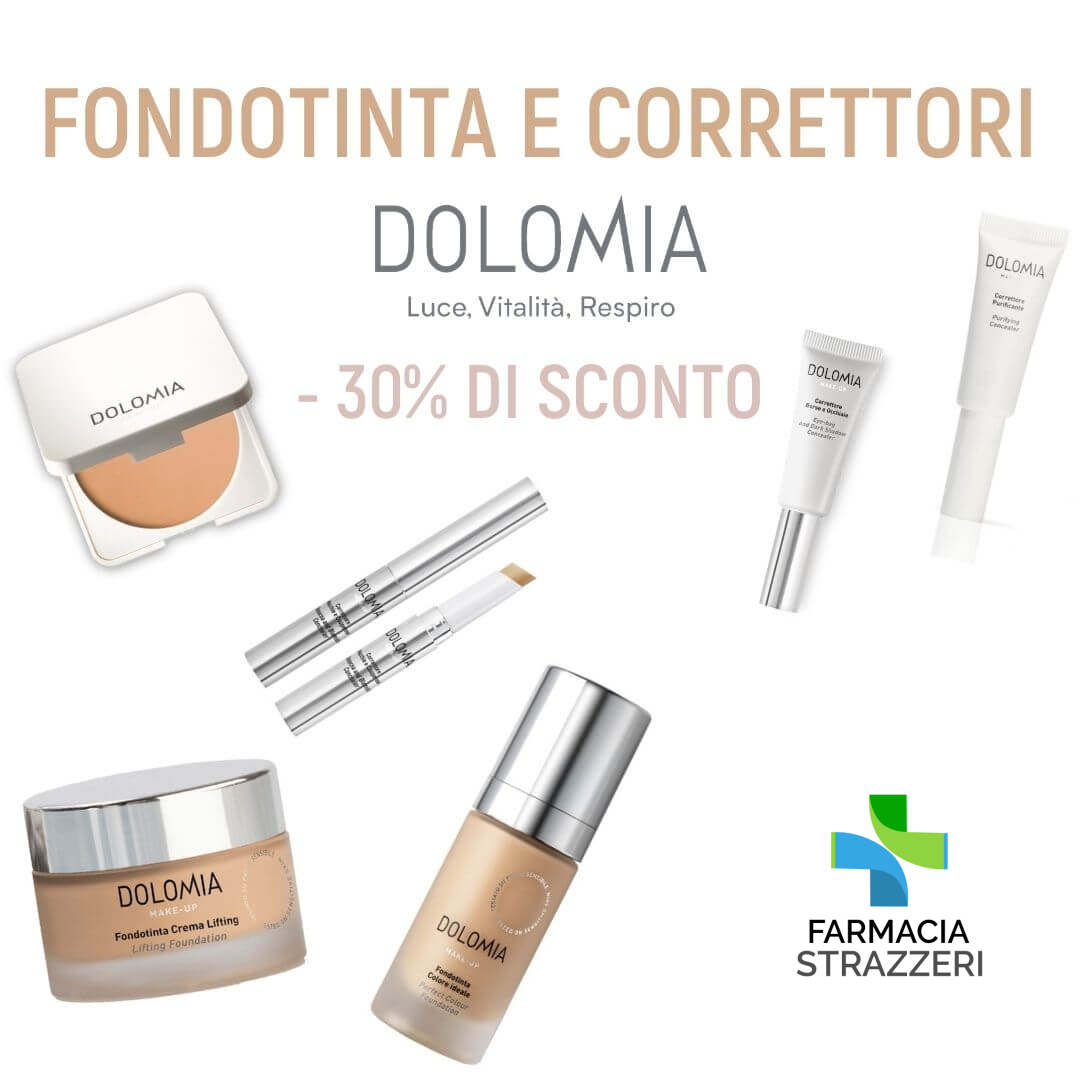 Promo fondotinta e correttori Dolomia