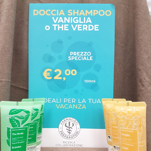 Promozione Doccia shampoo confezione viaggio